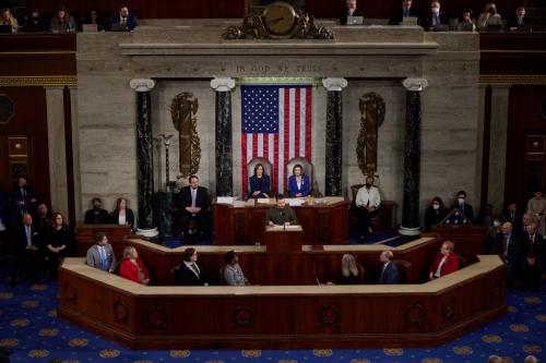 Ukrainian President Volodymyr Zelenskiy delivers an impassioned address to the U.S Congress in Washington DC on Wednesday December 21, 2022, saying his country would never surrender in its fight against Russia and urged Washington to ramp up military assistance as the war enters its 11th month.