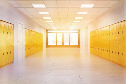 School hallway